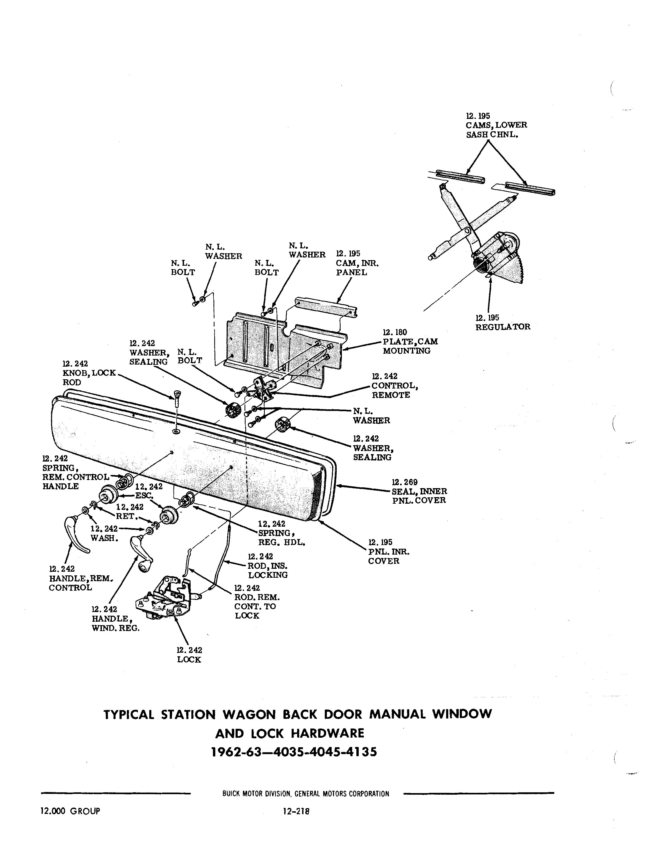 Buick 19401972 Parts illustrations / Buick Chassis And Body